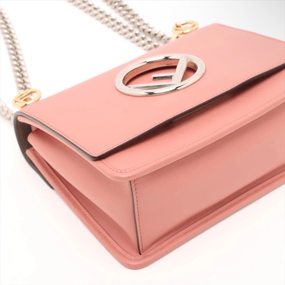 🎀FENDI🎀 PINK Kan Crossbody Multi metal tone hardware mini bag - Picture 4 of 5